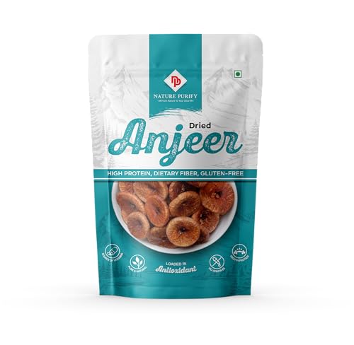 Nature Purify Healthy Dry Fruit Dried Figs Afghani Anjeer | Afghani Anjeer Figs Dry Fruits Anjir (Dried Figs) Dry Fruits Anjeer Big and Soft (1000 Grams)