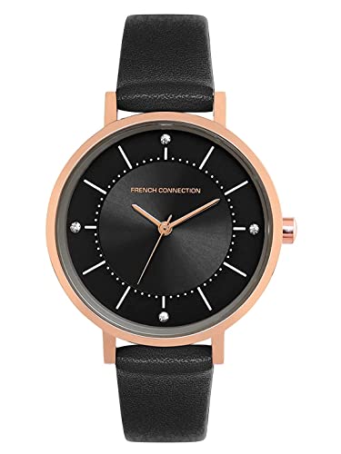 French Connection Analog Black Dial Women’s Watch-FCN00010C