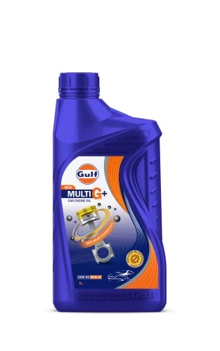 GULF MULTI G+ 20W-50 [1L] API SL/CF Car Engine Oil with Anti-Wear Technology for Reduced Maintenance Cost