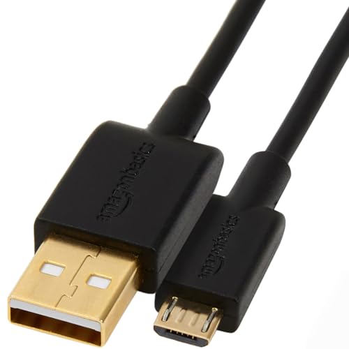 amazon basics Micro Usb Charging Cable For Android Phones With Gold Plated Connectors (3 Feet,Black)