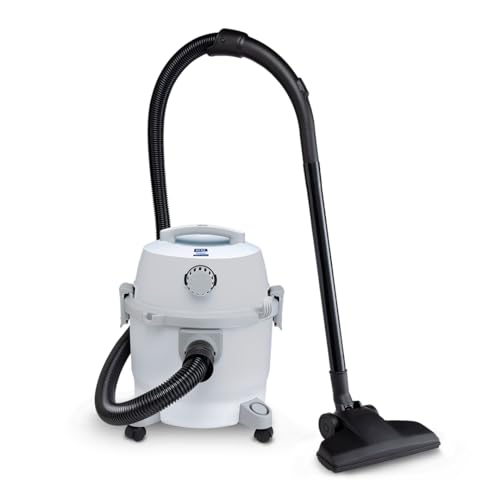 KENT Vortex Wet & Dry Vacuum Cleaner | Blower Function| 600W Power & 15L Capacity | High Suction >14kPa | Cyclone5 Technology | HEPA Filter | Reusable Dust Bag | ABS Body & Rubberised Wheels