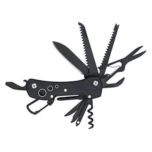 amazon basics 15-in-1 Multi-Tool Pocket Knife with Nylon Sheath