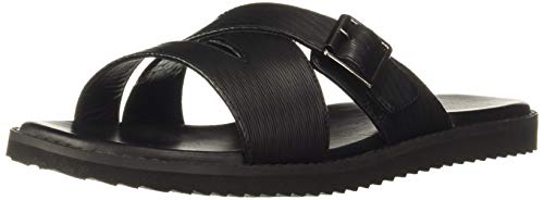Van Heusen Men’s Black Sliders-6 UK (40 EU) (VHSCFRGFF000295)