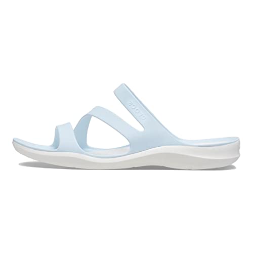 crocs Women’s Swiftwater W Mineral Blue Sandal-2 UK (J2) (203998-4JQ)