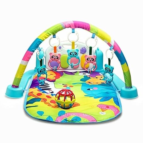 BUMTUM Musical Keyboard Piano Play Mat Gym & Fitness Rack Baby Piano (Pack of 1, Multicolour)