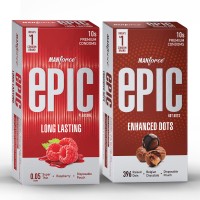 MANFORCE Epic Pleasure, Hot Dots Condom(Set of 2, 20 Sheets)