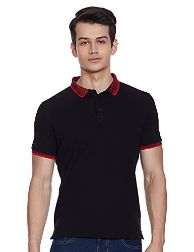 LAWMAN PG3 Men’s Slim (Law Polo T CT-4 HSPLOSLM BK_S_Black Small)