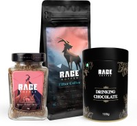 RAGE Combo – Vanilla 50g + Drinking Chocolate + South Indian Filter Ground Coffee Instant Coffee(3 x 133.33 g, Assorted Flavoured)