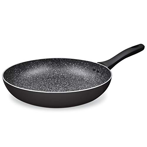 Milton Pro Cook Granito Induction Fry Pan, 24 cm, Black (Aluminium)