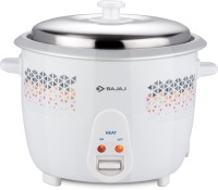 BAJAJ RCX 1.8 DLX Electric Rice Cooker(1.8 L, White)