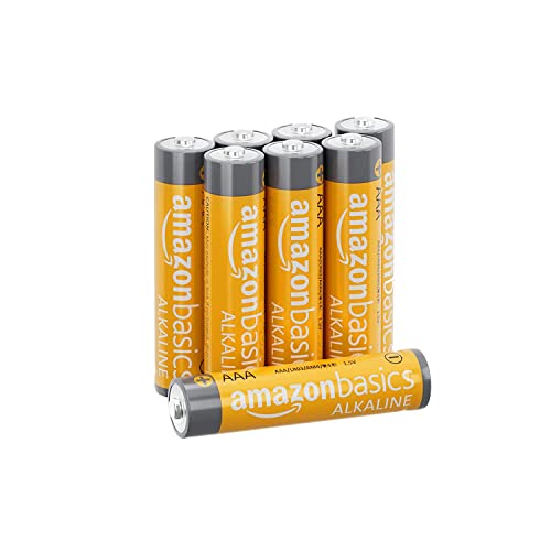 Amazon Basics AmazonBasics AAA Performance Alkaline Non-Rechargeable Batteries (8-Pack) – Appearance May Vary