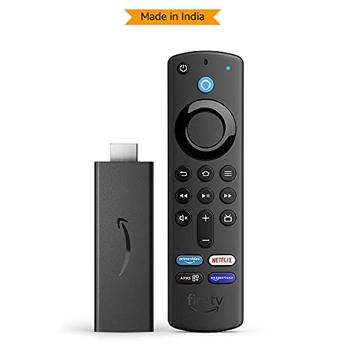 Certified Refurbished Fire TV Stick with all-new Alexa Voice Remote (includes TV and app controls) | HD streaming device