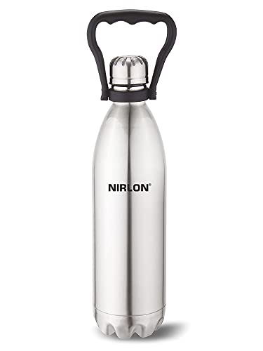 NIRLON Stainless Steel Vaccum Insulated Bottle/Leak Proof/Insulated Hot & Cold Water Bottle/Office, Gym, Travel Bottle, VB-1800 ML