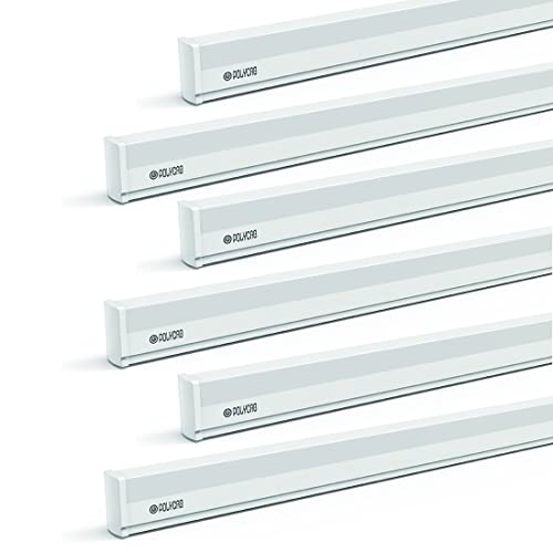 Polycab Intenso 20W LXS LED Batten in Square Shape, Energy-efficient Light with Cool White Color (220-240V, 1130mm, 6500K, 6 Pcs)