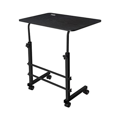 Gizga Essentials Multi-Purpose Height-Adjustable Laptop Table, Ergonomic Study Table, Portable, with Docking for Tablet, Perfect Desk, Ideal for Work from Home, DIY Table, Easy to Assemble, Black
