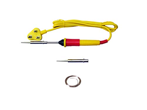 Themisto Electric Soldering Iron/ 25w soldering Iron (5gm solder, Red)