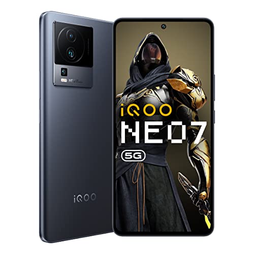iQOO Neo 7 5G (Interstellar Black, 8GB RAM, 128GB Storage) | Dimensity 8200, only 4nm Processor in The Segment| 50% Charge in 10 mins| Motion Control & 90 FPS Gaming