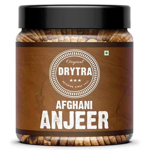Drytra Afghani Anjeer-1Kg Premium Quality | dry fruits | Dried Figs Anjir | Dried figs |Rich Source of Fibre Calcium & Iron
