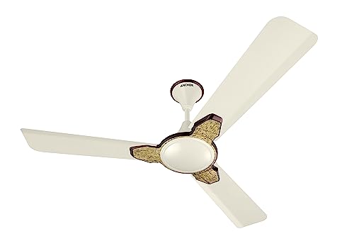 anchor by panasonic Otrix Prime Star 1200mm (48 Inch) Anti Dust Ceiling Fan | 1 Star Rated High Speed Ceiling Fan | 1200mm Ceiling Fan for Home (2 Yrs Warranty, Foliage Ivory)