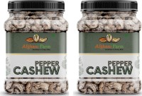 Afgani Farm Black Pepper Cashew Nut Kaju(500 x 2) Cashews(1000 g)