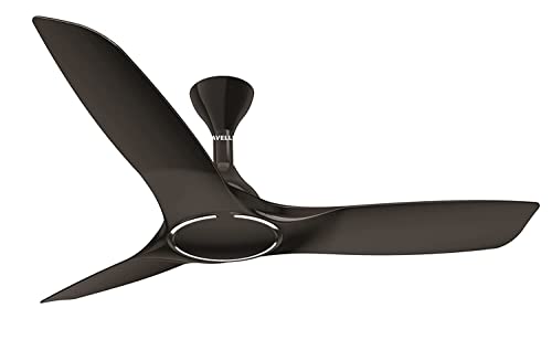 Havells Stealth Air 900mm 1 Star Energy Saving Ceiling Fan (Mettalic Black, Pack of 1)