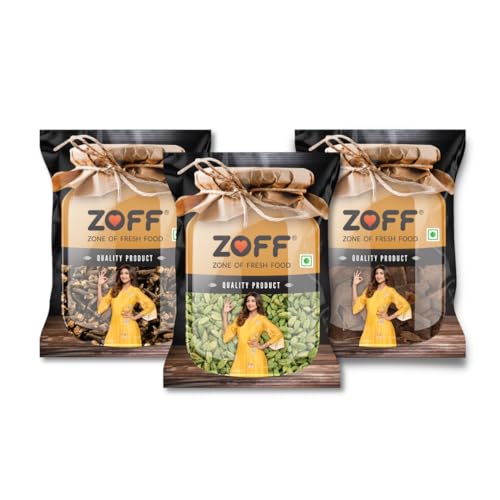 Zoff Premium Daily Needs Mixed Dry Fruits Combo – Almonds, Cashews, Raisins, Roasted Pistachios, and Walnut Halves 250g Each | Perfect Diwali and Festival Gifts & Hampers | Net weight 1.25Kg