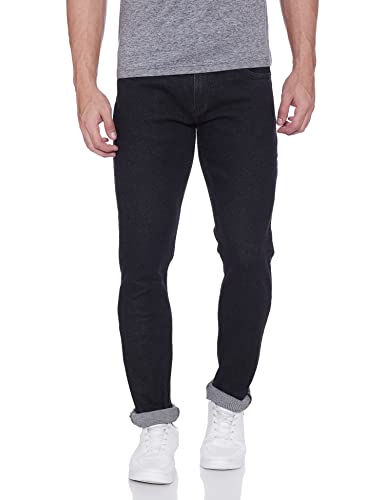 Amazon Brand – Symbol Men’s Slim Jeans (SY-SB-CL-SL-208_Dk Grey Rinse-1_34)