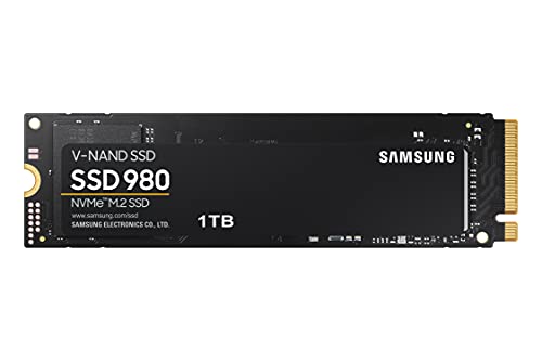 Samsung 980 1TB Up to 3,500 MB/s PCIe 3.0 NVMe M.2 (2280) Internal Solid State Drive (SSD) (MZ-V8V1T0)