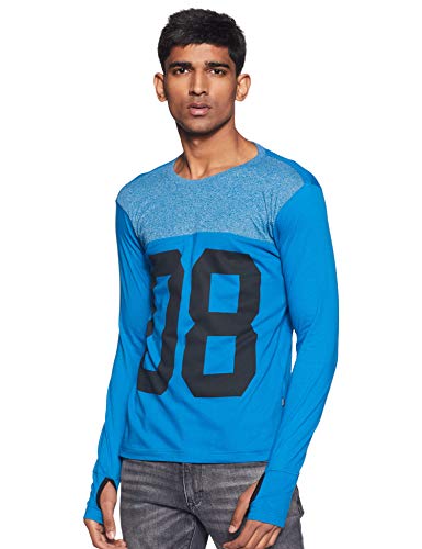 Amazon Brand – INKAST Men’s Printed Regular Fit T-Shirt (SS20INKTEE13-A_Blue L)