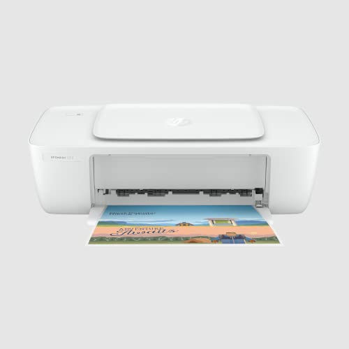 HP DeskJet 1212 Printer, Single Function, Print, Hi-Speed USB 2.0, Up to 7.5/5.5 ppm (Black/Color), 60-Sheet Input Tray, 25-Sheet Output Tray, 1000-page Duty Cycle, 1-Year Warranty, Color, 7WN07D