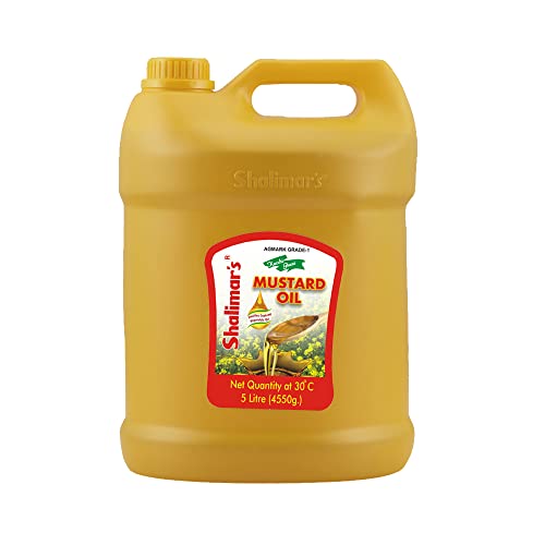 SHALIMARS Kachhi Ghani Mustard Oil (5 LTR)