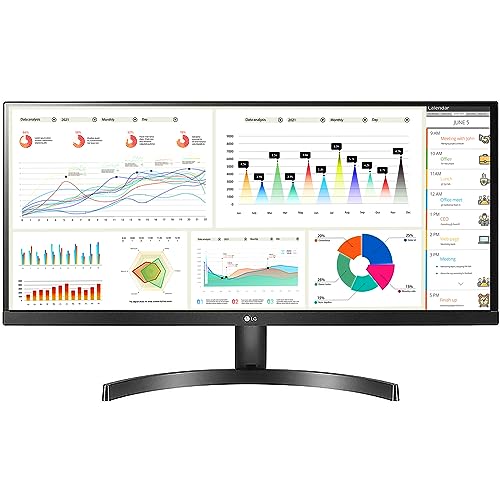 LG 29″ (73CM) UltraWide™ 21:9 WFHD LCD 2560 X 1080 Pixels IPS Display Monitor- HDR 10, AMD Freesync, Srgb 99%, Slim Bezel, Multitasking Monitor, Hdmi X 2, 29WL500 (Black)
