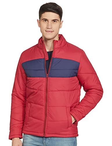 Amazon Brand – Symbol Men’s Quilted Jacket Red Maroon M