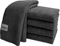 SOFTSPUN SOFTSPUN Microfiber 40x40cms 340gsm 5pc grey Cloth (5 Units) Dry Microfiber Cleaning Cloth(5 Units)