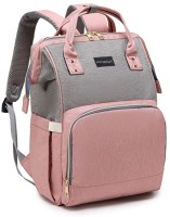 motherly Diaper bag Mothers Maternity Bags for Travel Diaper Backpack(Grey Pink)