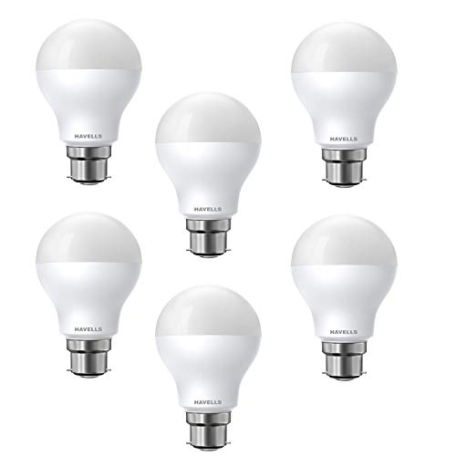 Havells 7W LED Warm White Lamp, Pack of 6, (LHLDEUEEMC8R007-pk6)