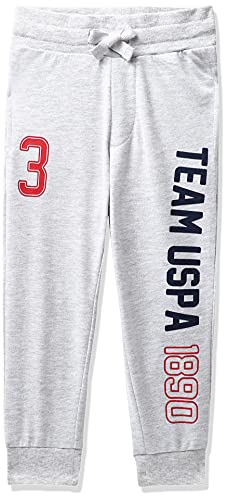 U.S. POLO ASSN. Boy’s Regular Casual Pants (UKTRKON0003ES_Grey_ES)