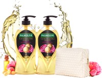 PALMOLIVE Luminous Oils Invigorating Bodywash Combo with Premium Travel Pouch(2 x 750 ml)