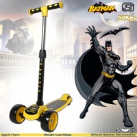 Warner Bros. Batman : The Dark Knight Edition Scooter , Foldable, Height Adjustable(Yellow)