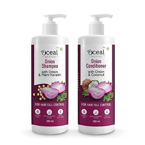 Oceal Hair Combo | (Onion Hair Conditioner 250ml + Onion Shampoo 250ml ) (2 Items in the set)