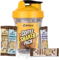 Bevzilla Instant Coffee Powder – 25 Sachets with Coffee Shaker Instant Coffee(25 x 2 g, Assorted Flavoured)