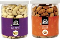 WONDERLAND Foods – California Almonds & Cashews W320 | 500g (250g X 2) Jar Almonds, Cashews(2 x 250 g)