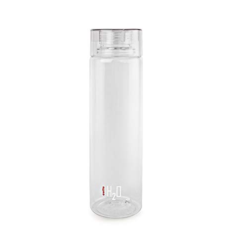 Cello H2O Plastic Water Bottle Premium Edition, 1 Litre, Clear