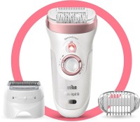Braun Silk-epil 9 9-720,Cordless Epilator for women, Shaver & Trimmer Cordless Epilator(White)