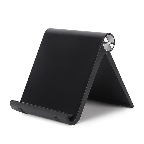 Florican Portable/Foldable Mobile Holder for All Smartphones for Office/Desk/Home (Black)
