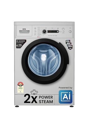 IFB 6 Kg 5 Star AI Powered Fully Automatic Front Load Washing Machine 2X Power Steam (DIVA AQUA GBS 6010, 2023 Model, Grey, In-built Heater, 4 years Warranty), Free 1 Year Extended warranty