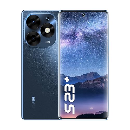 itel S23+| 3D Curved Amoled Display| 8GB RAM+256GB ROM| in-Display Fingerprint| 50MP AI Dual Rear Camera| 32MP Front Camera| 5000mAh Battery with 18W Type-C Fast Charging| Elemental Blue