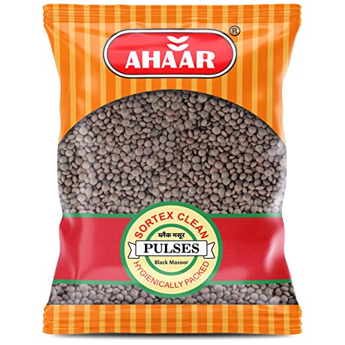 Ahaar Black Masoor Dal 1Kg | Kali Masoor Dal Whole