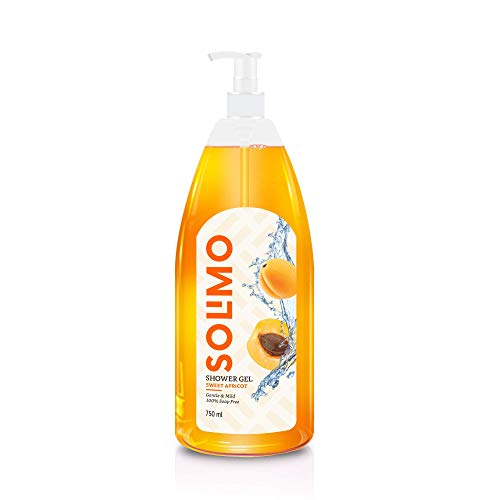 Amazon Brand – Solimo Shower Gel, Sweet Apricot – 750 ml