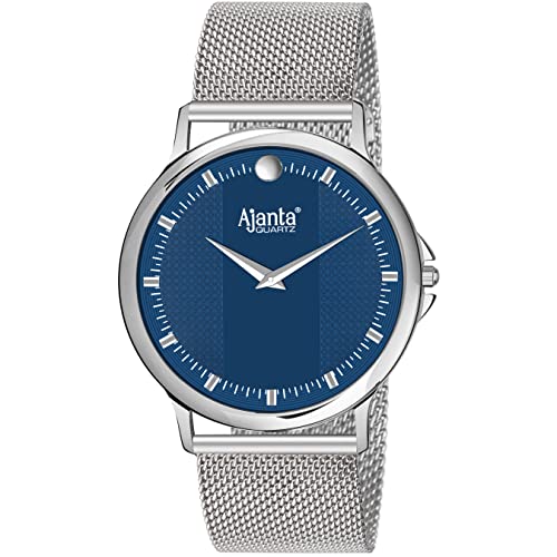Ajanta Quartz Analog Blue Dial Men’s Watch-AWC115ESG/4